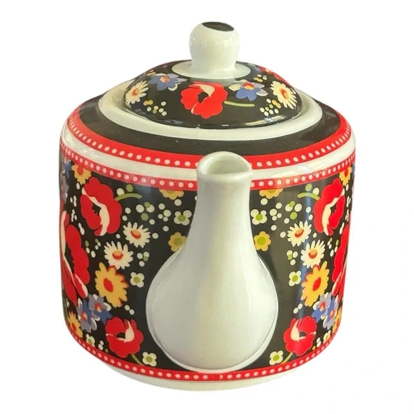 Vera Bradley Poppy Fields Tea for One TEAPOT & SAUCER ONLY Barnes & Noble Steep - Picture 5 of 12